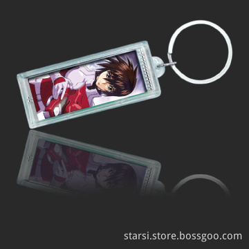 Custom Plastic Solar Energy Advertising Key Chain (TYLCD)